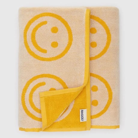BAGGU Bath Towel Poppy Happy Marigold