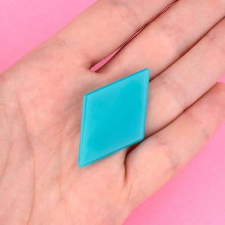 Coucou Suzette / Turquoise blue Diamond Shaped Hair Clip