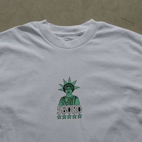 5BORO / 5B LIBERTY T-SHIRTS WHITE