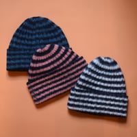 Jo Gordon BRUSHED NARROW STRIPE HAT