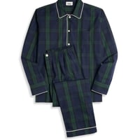 SLEEPY JONES/ Henry Pajama Set in Blackwatch poplin
