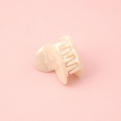 Coucou Suzette / White Heart Mini Hair Claw