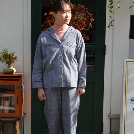 SLEEPY JONES / MARINA PAJAMA SET Glenn Plaid Flannel