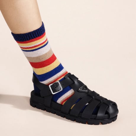 Hansel from Basel / Taly Stripe Cashmere Crew