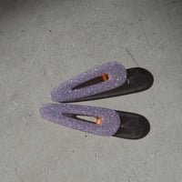 VALET STUDIO / Kelly Clips Purple Glitter