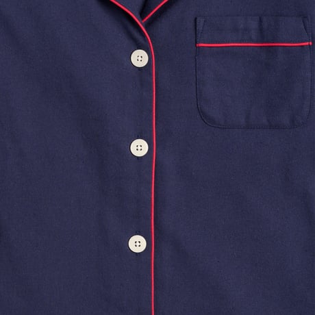 SLEEPY JONES / MARINA PAJAMA SET Navy Flannel