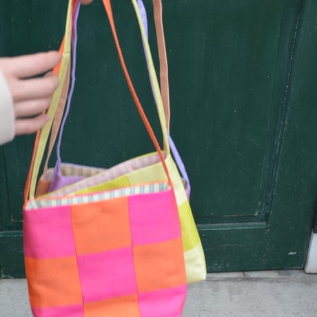 Seire Mini Silk Patched Bag