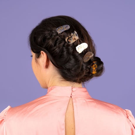 Coucou Suzette / Sleeping Cat Hair Clip