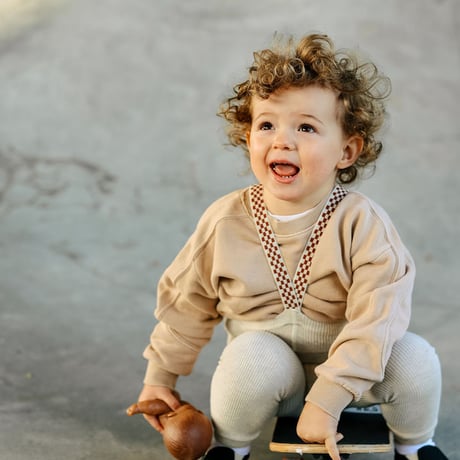 SILLY Silas Footless Collection_Classic Cream Checked