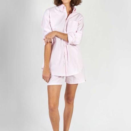 SLEEPY JONES / Penn Shirt Pink Oxford Cotton