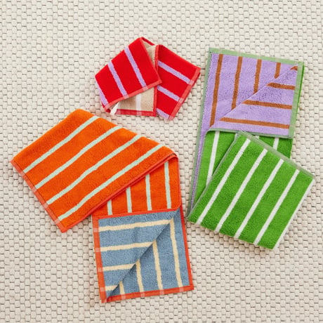 Dusen Dusen / House Stripe Towels Stone Hand Towel