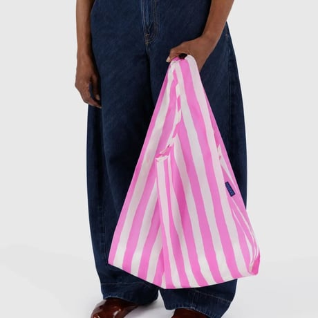 BAGGU // Standard Baggu Pink Painted Stripe