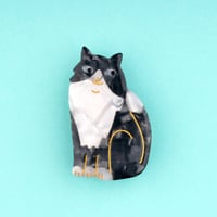 Coucou Suzette / Black & White Cat Hair Clip