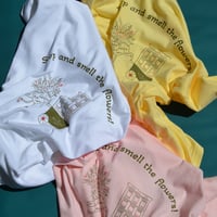 MHT Bird T-shirts illustrated by Mary Matson