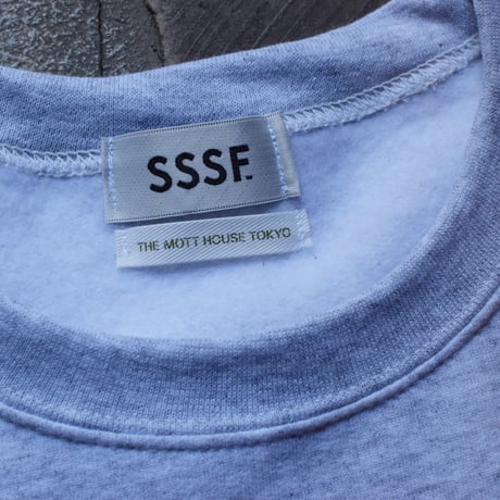 SSSF+THE MOTT HOUSE TOKYO emblem sweatshirts ASH