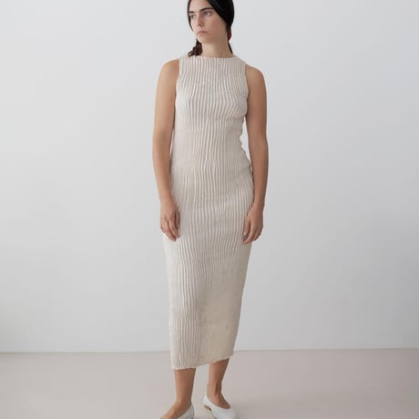 AZUR slik tank long dress