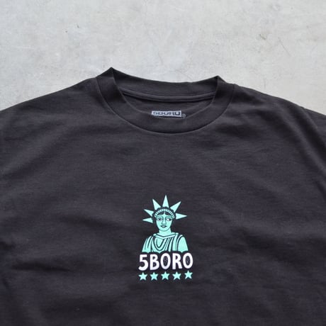 5BORO / 5B LIBERTY T-SHIRTS BLACK