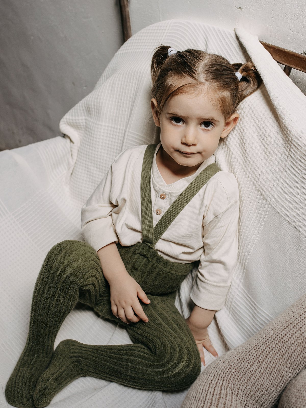 m ozとGranny Tights Granola3-6m Footed Granny Teddy Tights