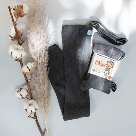 SILLY Silas Roomy Footless Collection Dark Grey Blend