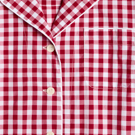 Corita Pajama Set Red Large Gingham