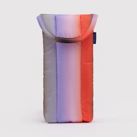 BAGGU / Puffy Glasses Sleeve Gradient Stripe Poppy & Lilac
