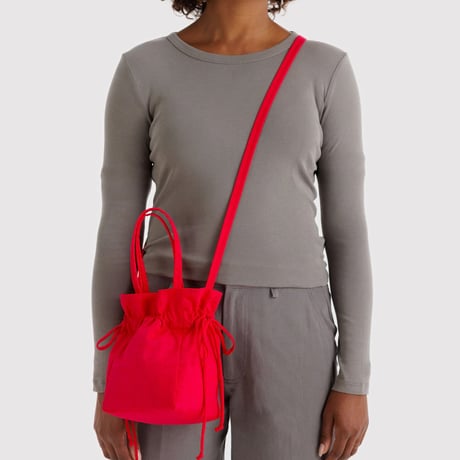 BAGGU Drawstring Bag Candy Apple
