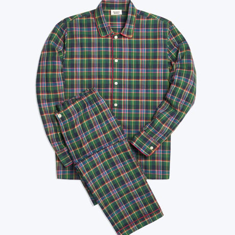 SLEEPY JONES / HENRY PAJAMA SET Multi Madras Plaid