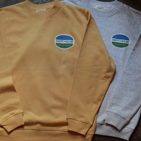 MOTT HOUSE Corp. Sweatshirt "work is life, life is work"