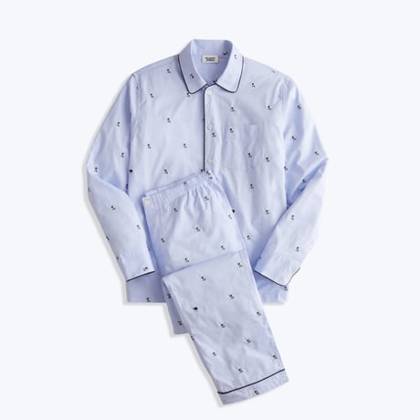 SLEEPY JONES/ Henry Pajama Set in Black Sheep