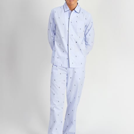 SLEEPY JONES/ Henry Pajama Set in Black Sheep