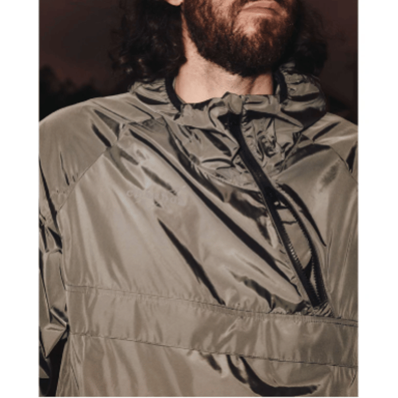 charbon / LIMONTA NYLON TAFFETA ANORAK PARKA Ve