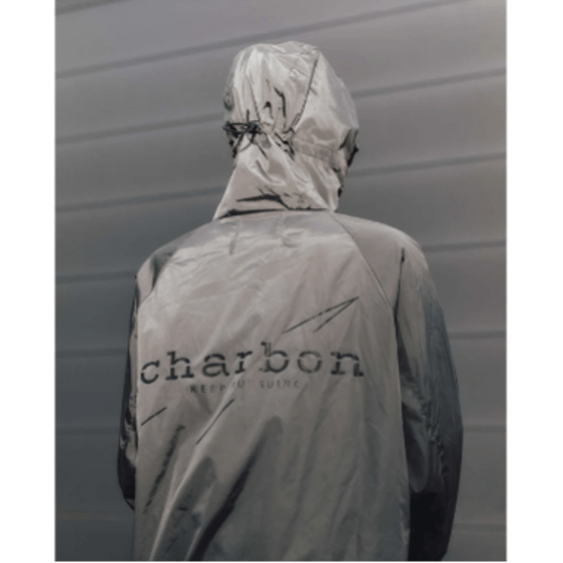 charbon / LIMONTA NYLON TAFFETA ANORAK PARKA Ve