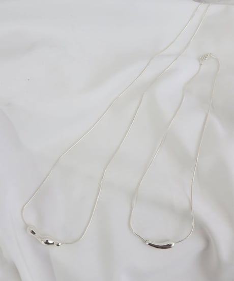 2連ポイントネックレス / Double-strand point necklace