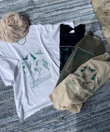 【MWEZI by ZURIsol 沖縄 レディースファッション】プリントTシャツ 半袖 Okinawan-Tee(MZ513）