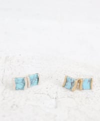 【MWEZI by ZURIsol 沖縄 アクセサリー 通販】スクエア ピアス レディース メタル シルバー ゴールド