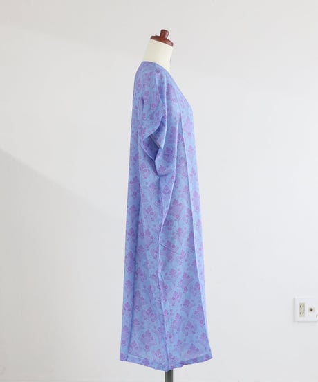 総柄コクーンワンピース レディース レーヨン ワンピース / COCOON DRESS