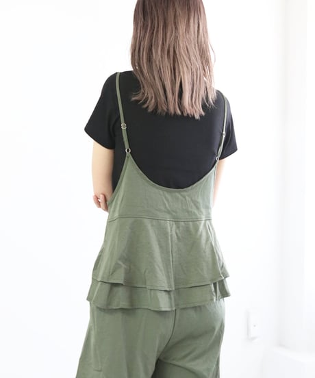【MWEZI by ZURIsol 沖縄・宜野湾 レディースファッション 通販】フリル サロペット