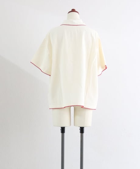 【MWEZI by ZURIsol 沖縄・宜野湾 レディースファッション 通販】サボテン 刺繍 シャツ