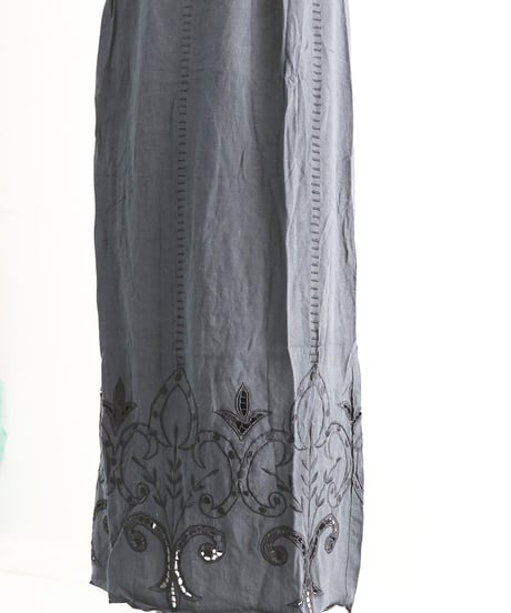 カットワークロングスカート /HEM CUTWORK LONG SKIRT