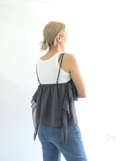 シアーフリルレイヤードビスチェ / Frill Camisole