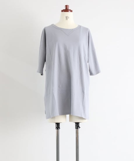 ラウンドヘム ビッグTシャツ レディース コットン100%