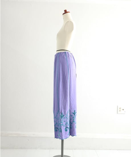 カットワークロングスカート /HEM CUTWORK LONG SKIRT