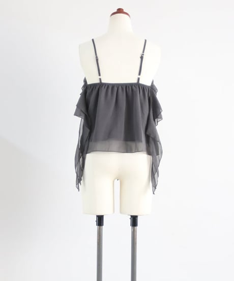 シアーフリルレイヤードビスチェ / Frill Camisole