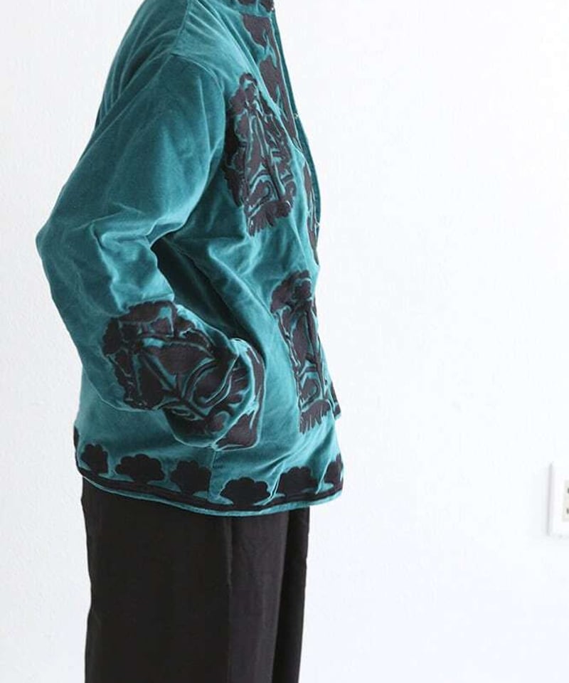 刺繍ベロアジャケット(5W36011E) | MWEZI by ZURIsol okinawa