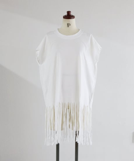 フリンジトップス レディース ロング丈 綿100% FRINGE TOPS