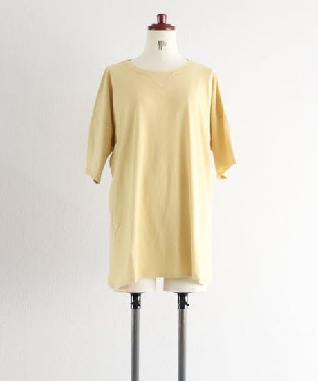 ラウンドヘム ビッグTシャツ レディース コットン100%