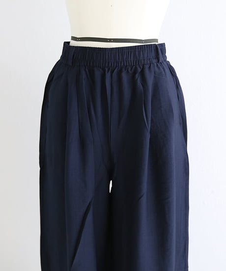 ベルト付きドレープワイドパンツ / rattan pants