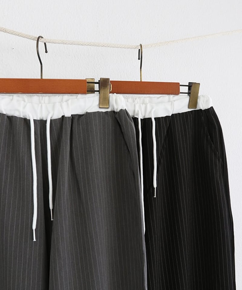 RUE DE SEINE ストライプ スラックス 40 RUE DE SEINE ストライプ スラックス 40