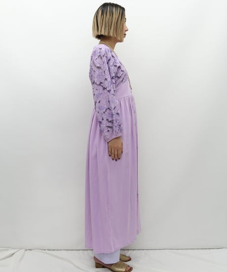 カットワークマキシワンピース Cardigan Dress (4S36004E)DAZZLE