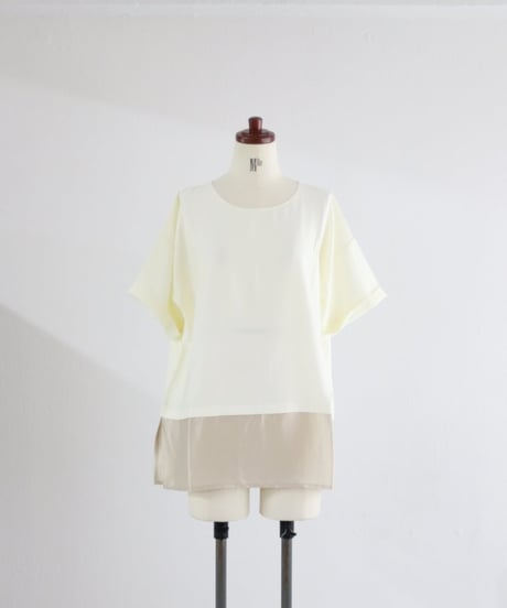 フェイクレイヤードTシャツ レディース / LAYERD STYLE TOP